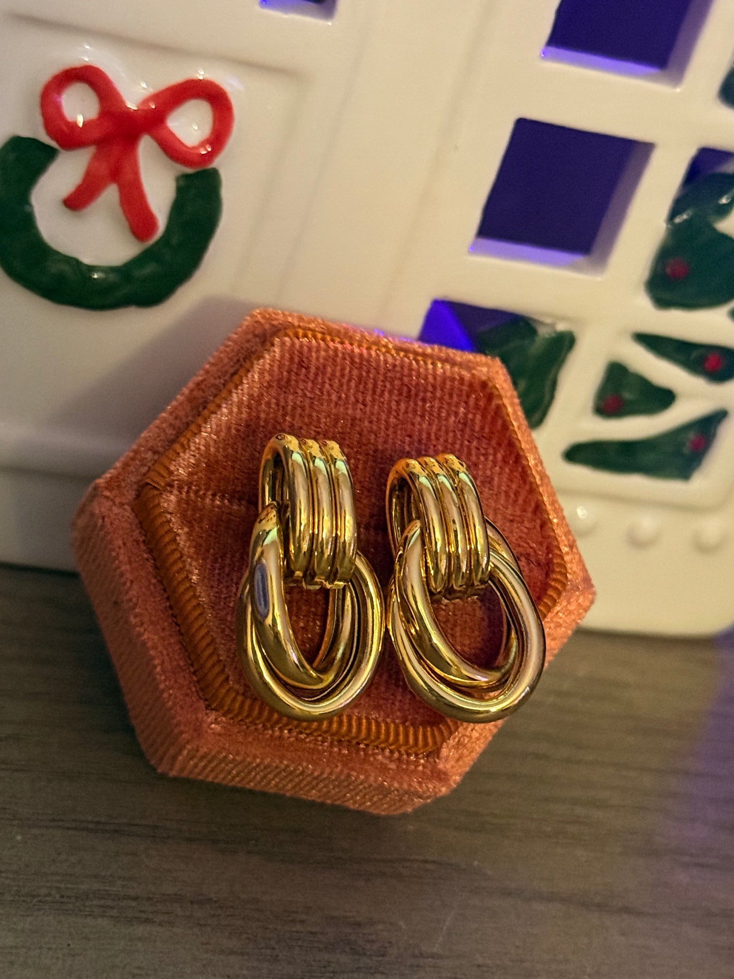 The Golden Knot Earrings