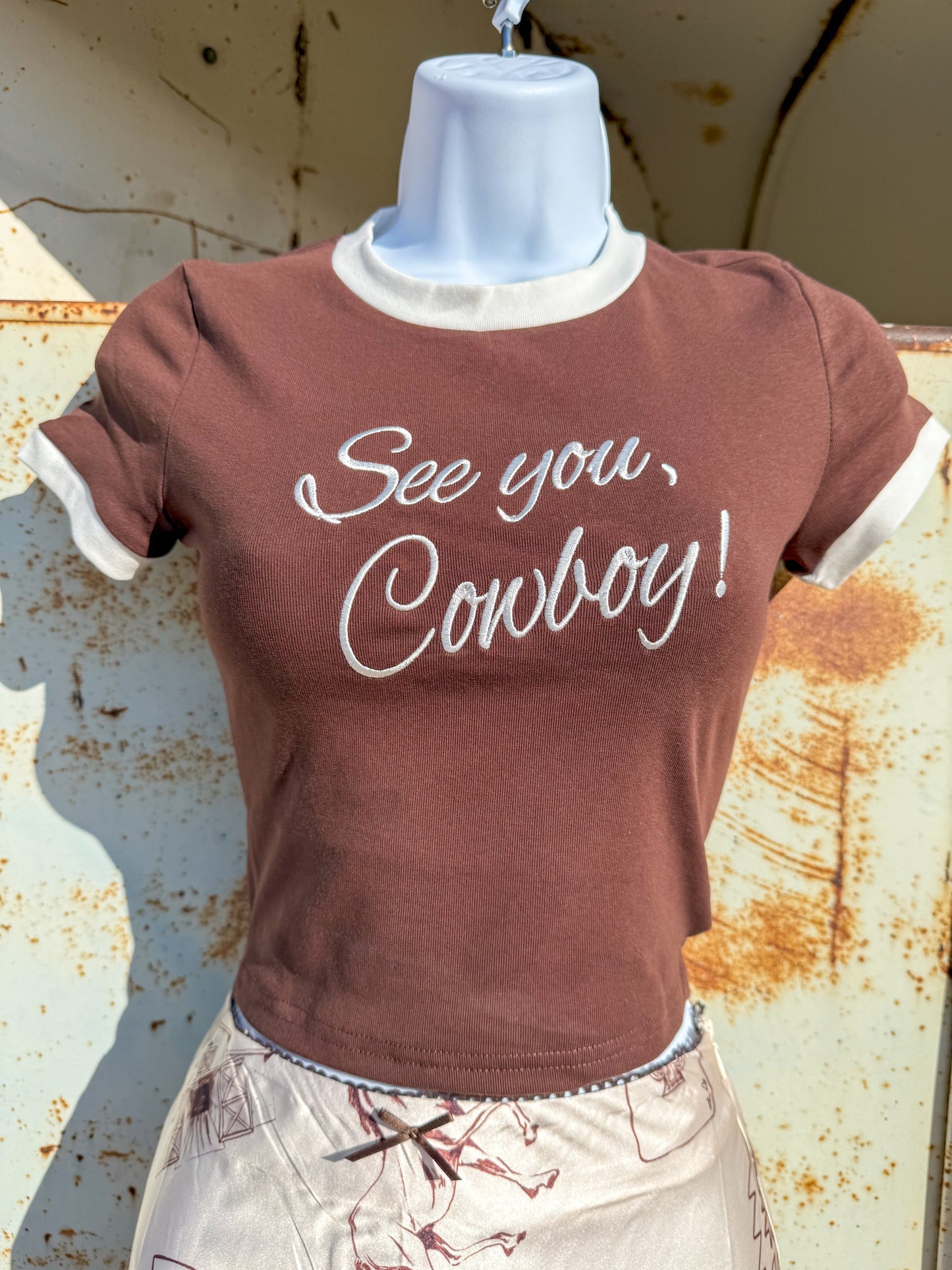 See You Cowboy Mini Tee