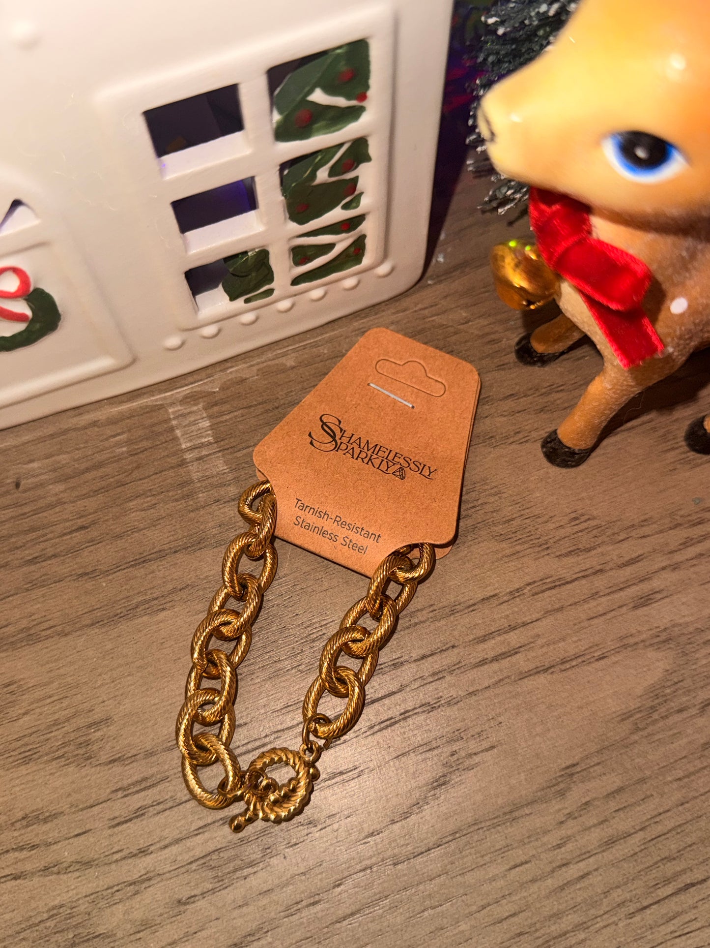 The Gilded Link Bracelet