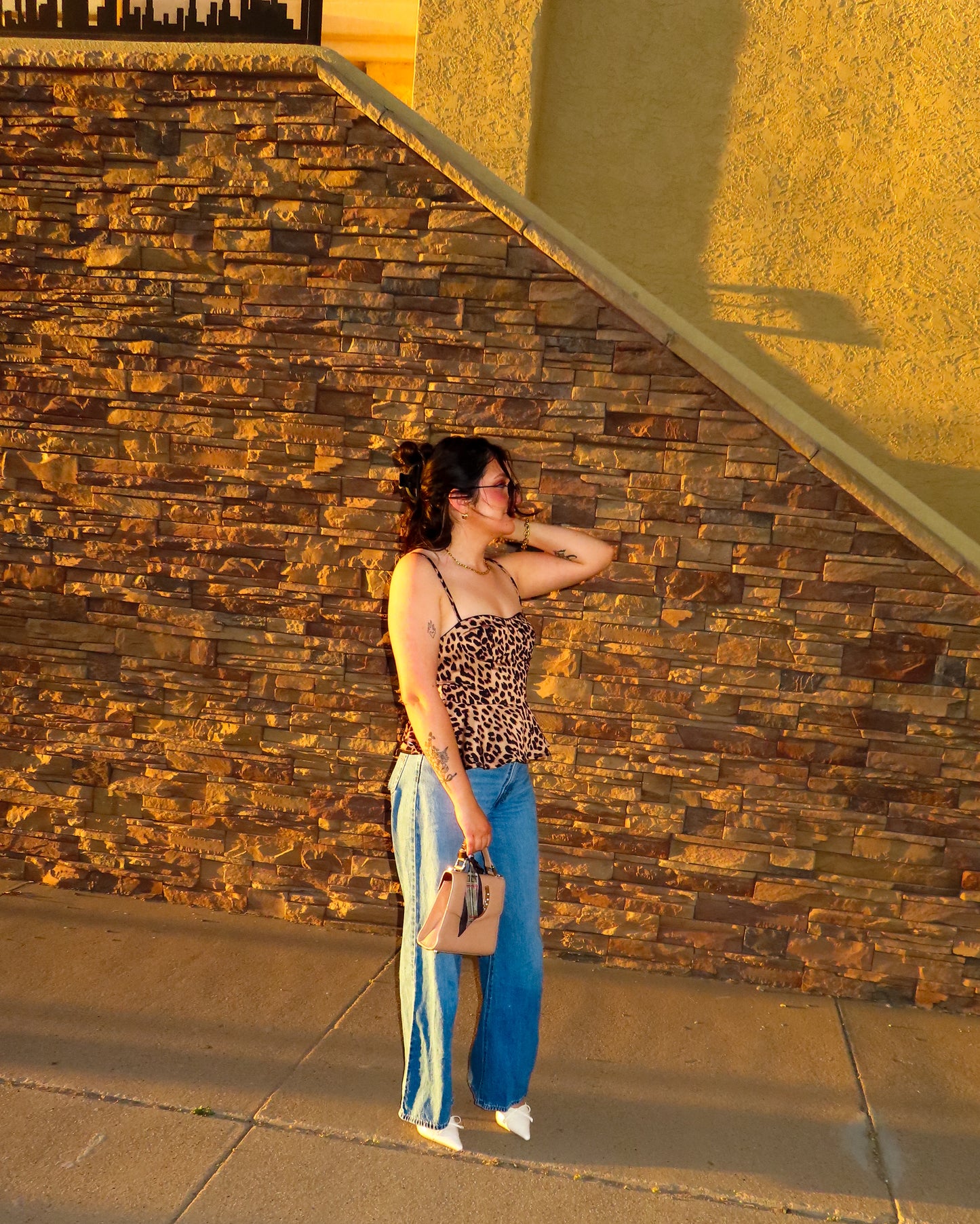 The Lea Leopard Top