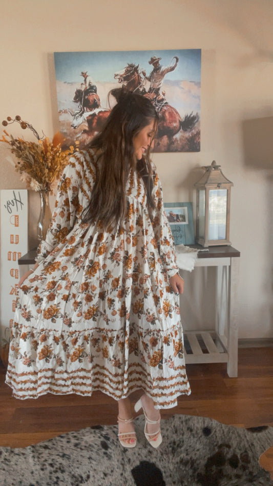 Autumn Petals Dress