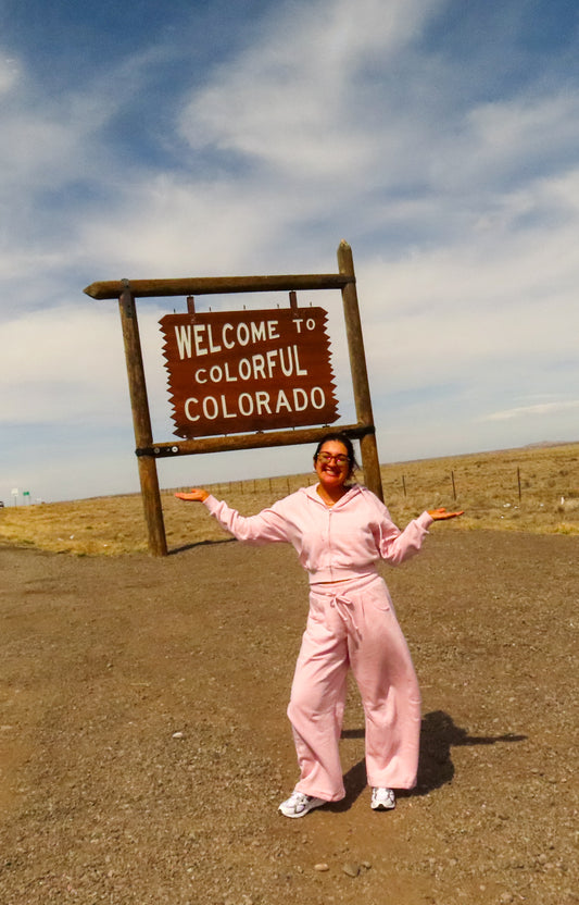Powder Pink Zip Hoodie
