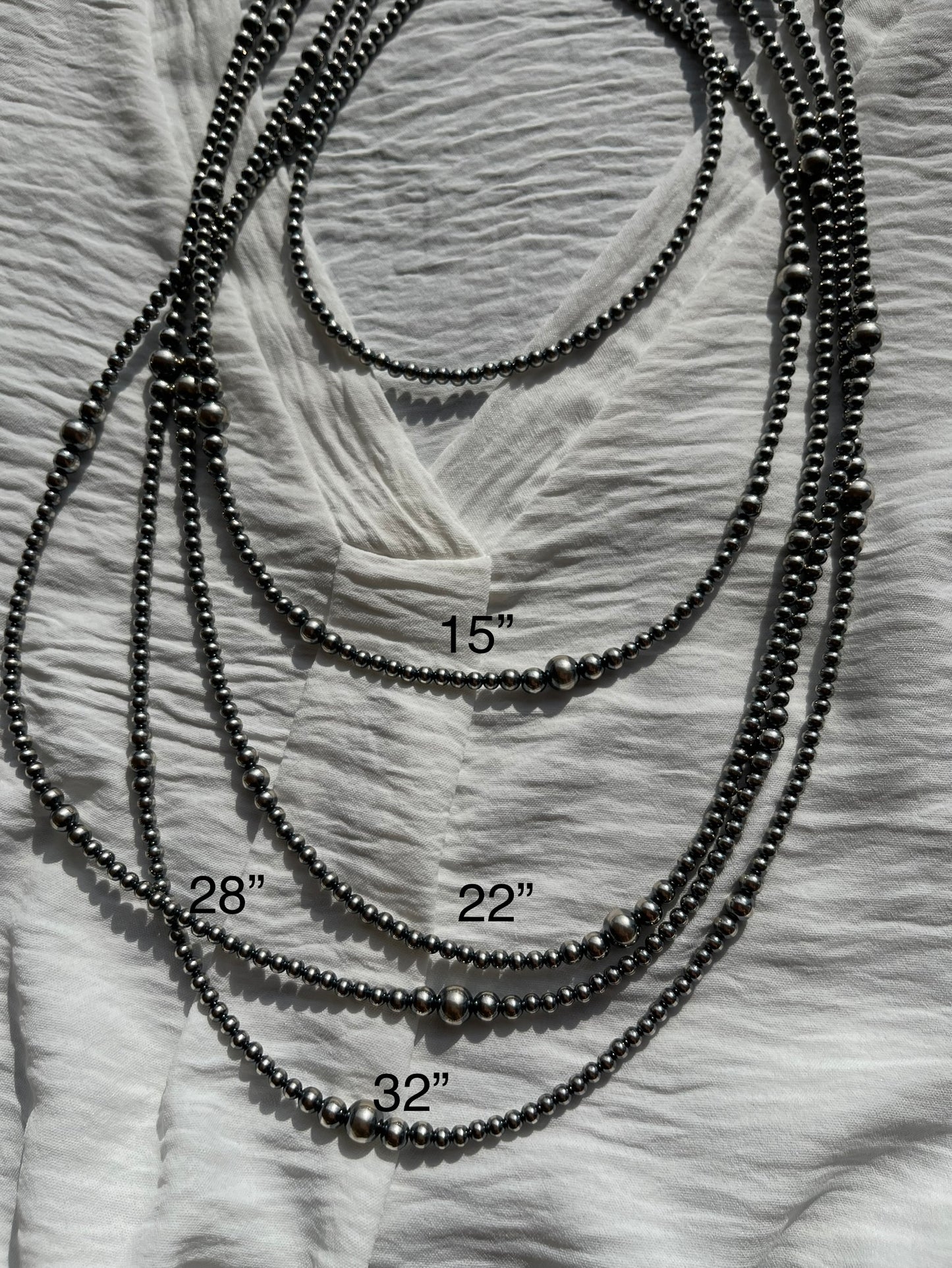 Graduated Navajo Pearl Necklace