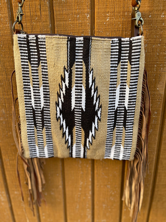 Desert Saddle Fringe Crossbody