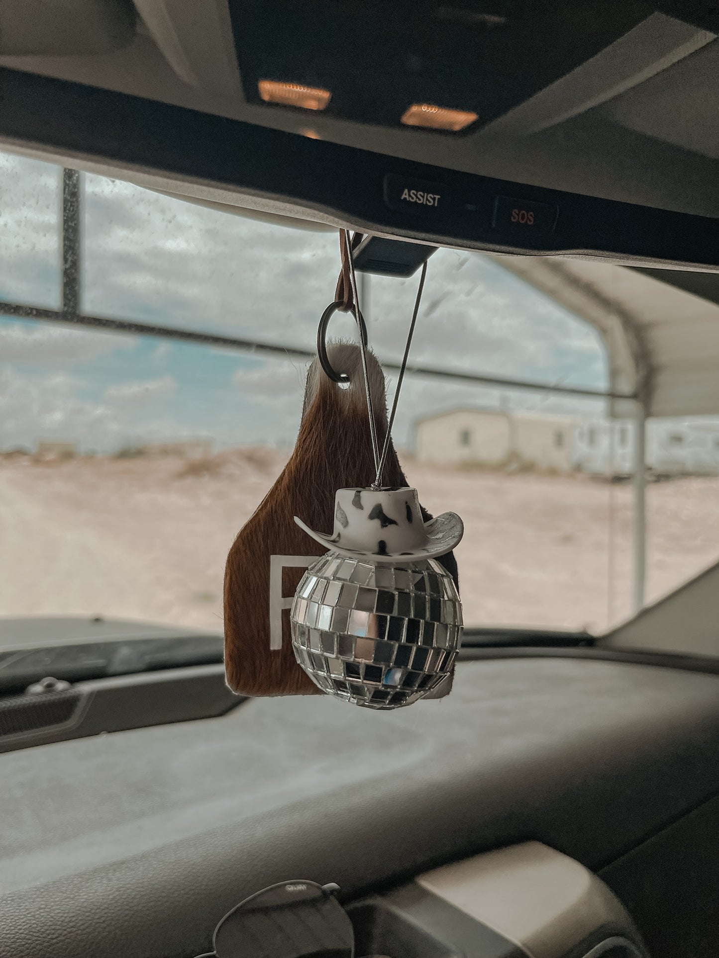 Disco Cowgirl Car Charms