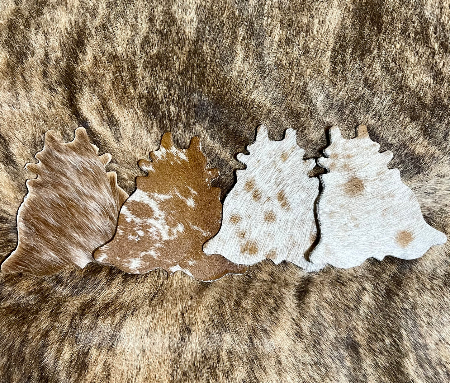 Cowhide Coasters