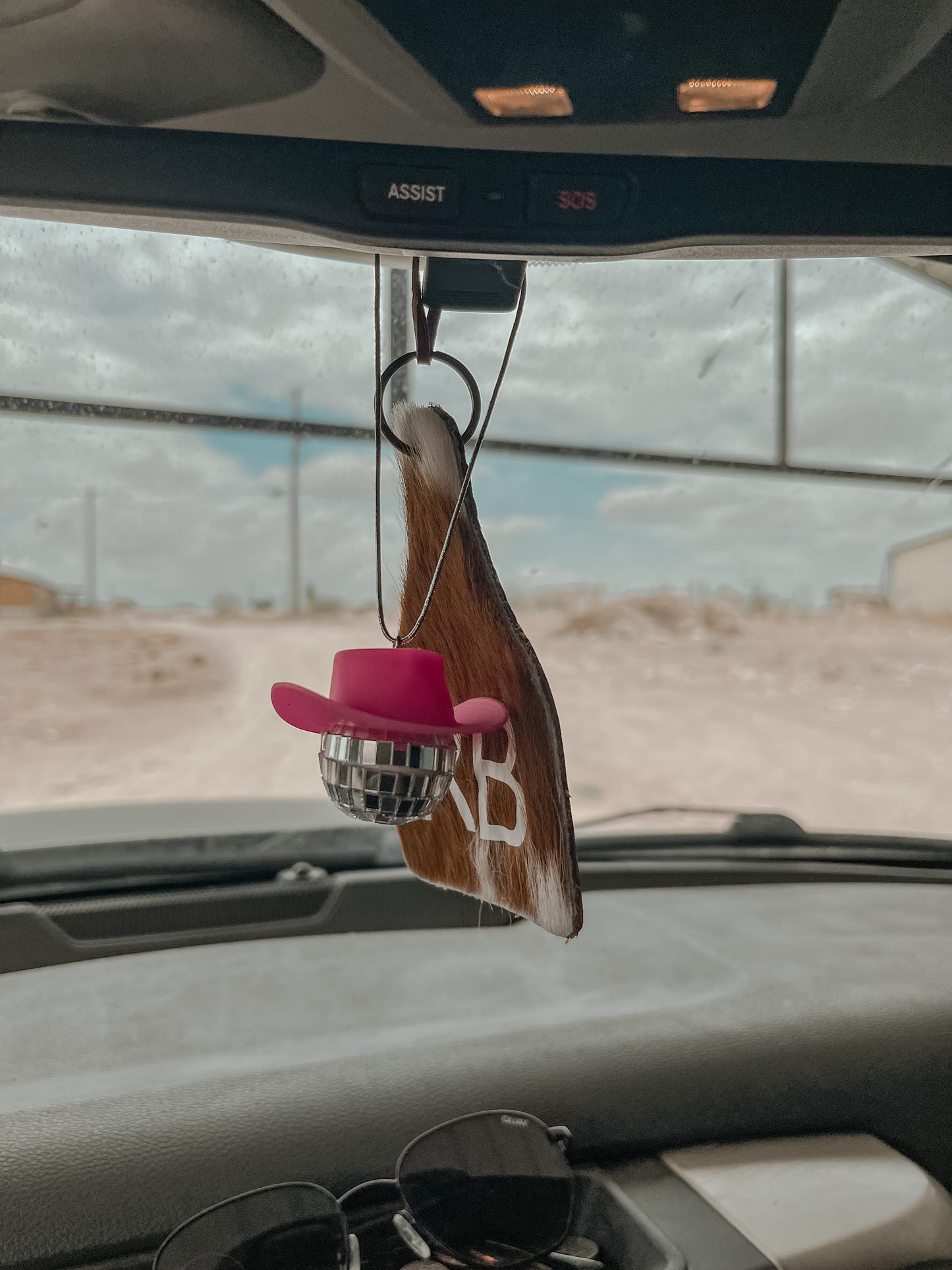 Disco Cowgirl Car Charms